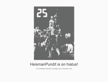 Tablet Screenshot of heismanpundit.com